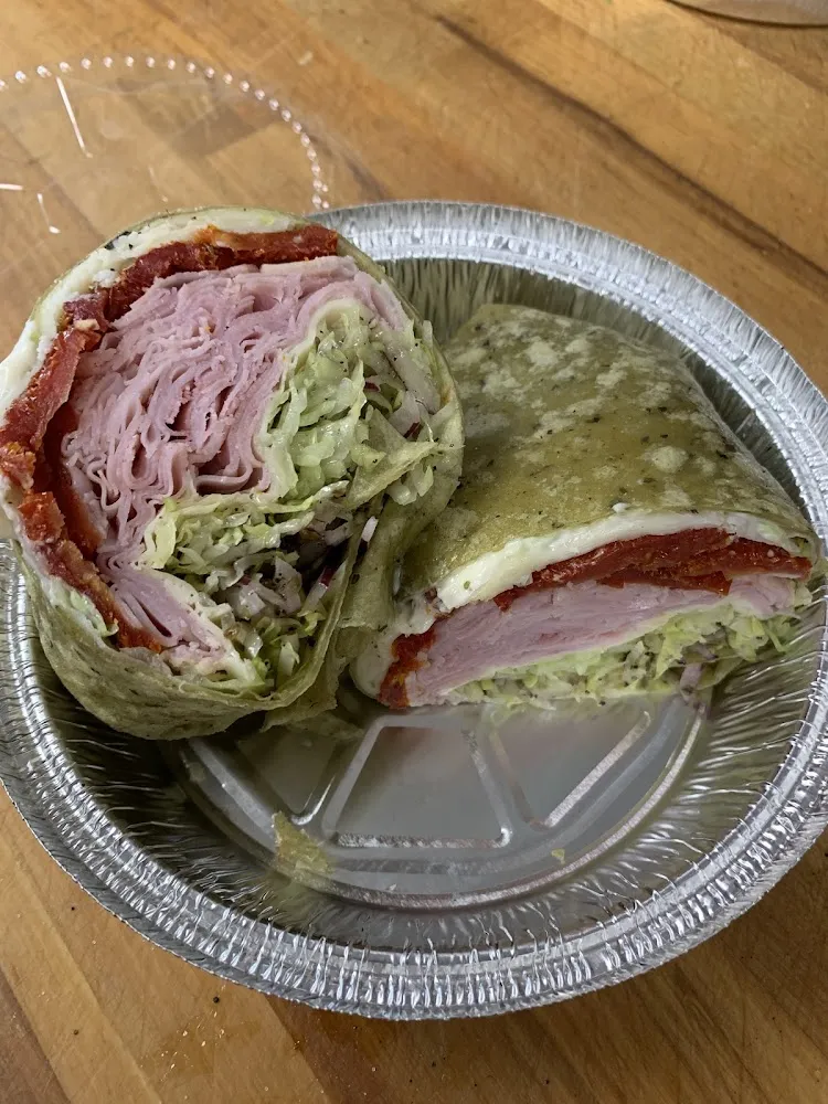 Ham Salami Provolone with Lettuce Tomato Onions & Oil and Vinegar
