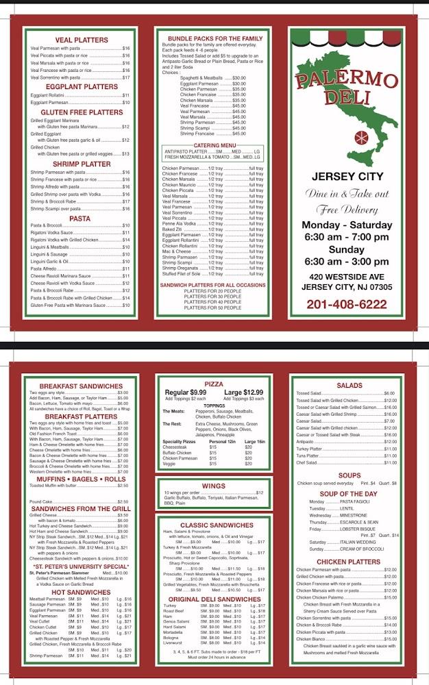 Palermo's Italian Salumeria Deli Menu image 3