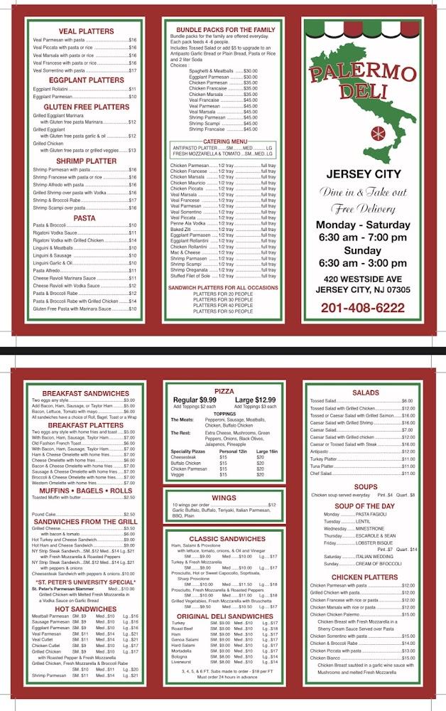 Palermo's Italian Salumeria Deli Menu image 4